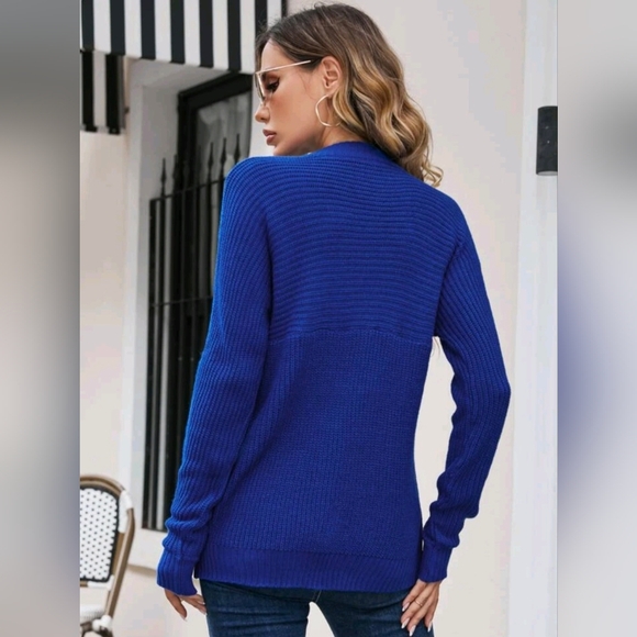 NWOT Essnce Round Neck Batwing Sleeve Sweater,Long Sleeve Tops - Picture 2 of 4